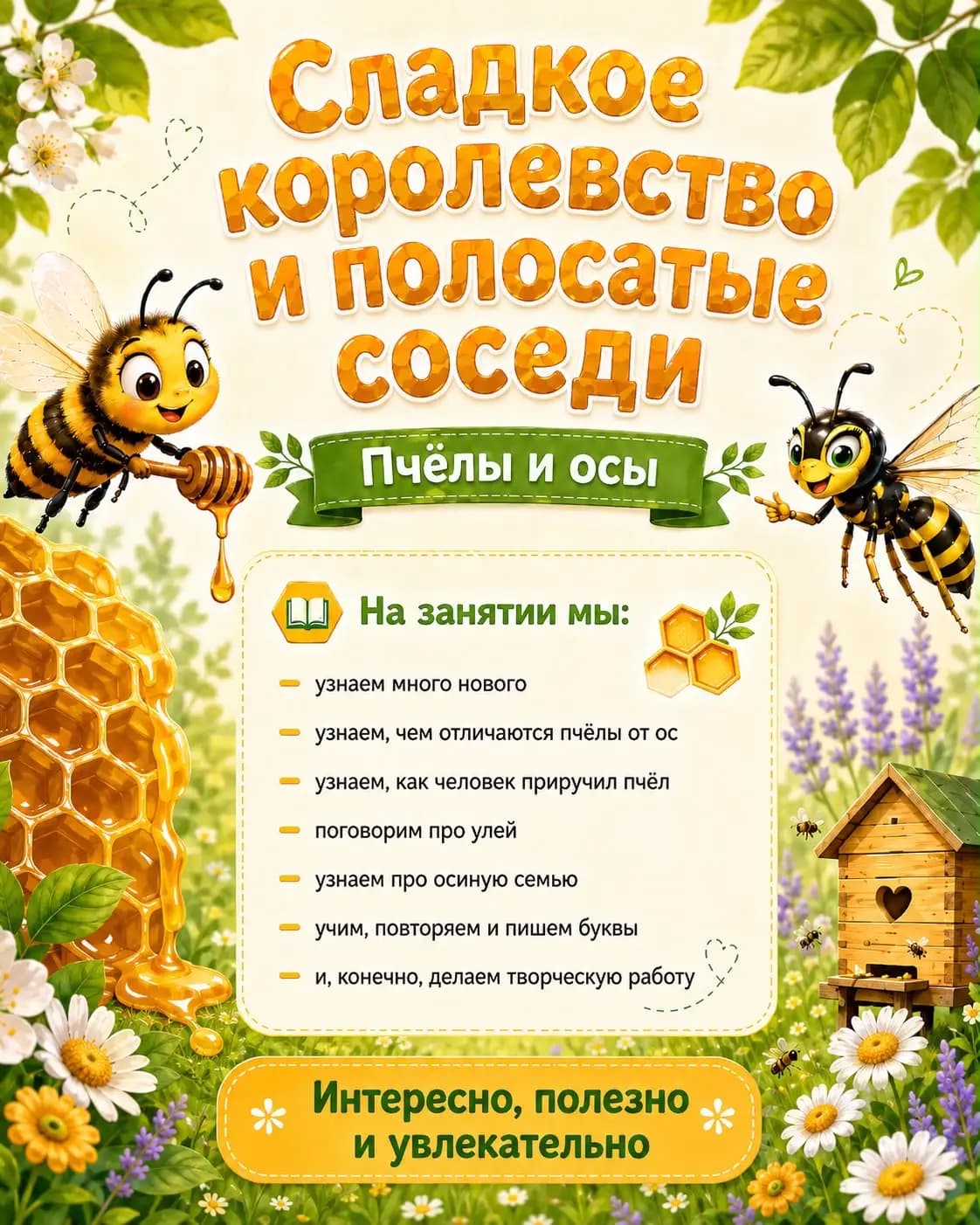 Сладкое королевство и полосатые соседи
